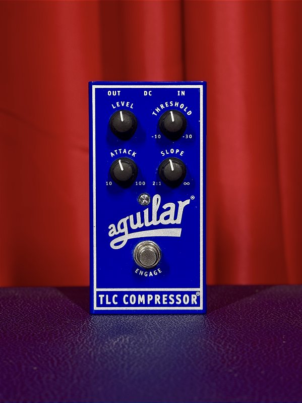 Pedal de Efeito para Baixo Aguilar TLC Compressor