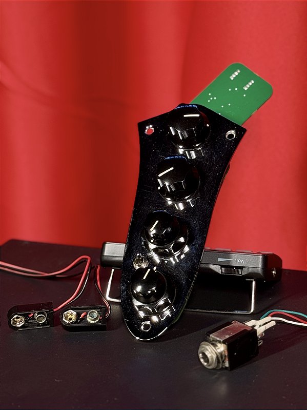 Circuito Preamp Para Baixo Fender American Elite Jazz Bass