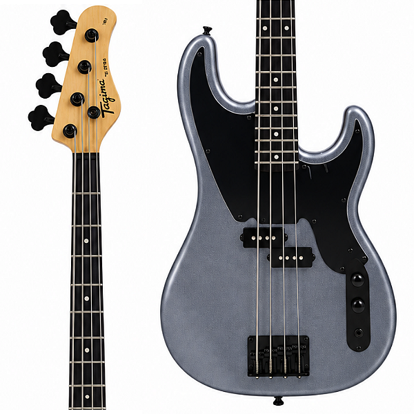 Baixo 4 Cordas Tagima Woodstock Tw-66 Metallic Deep Silver