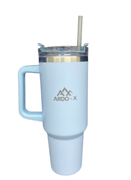 Copo Térmico com Canudo Ardo-X | Azul