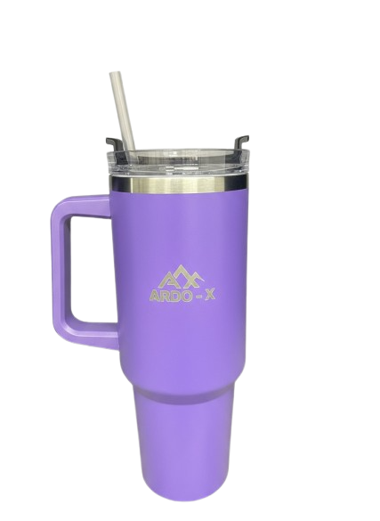 Copo Térmico com Canudo Ardo-X | Roxo