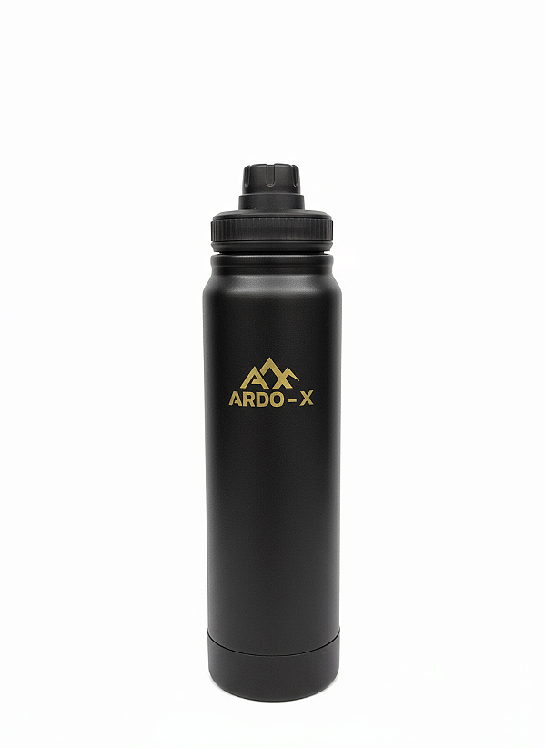 Garrafa Térmica Flat Ardo-X | Preta