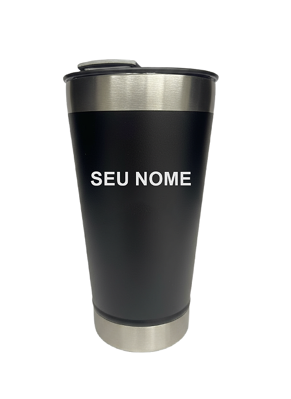 Copo Térmico Personalizado | Preto