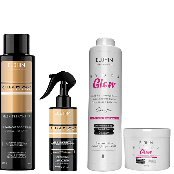 Combo Profissional Slim e Hydra Glow 4 Passos