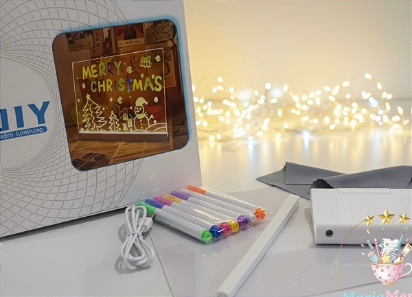 Quadro Mágico com LED - DIY Personalizável