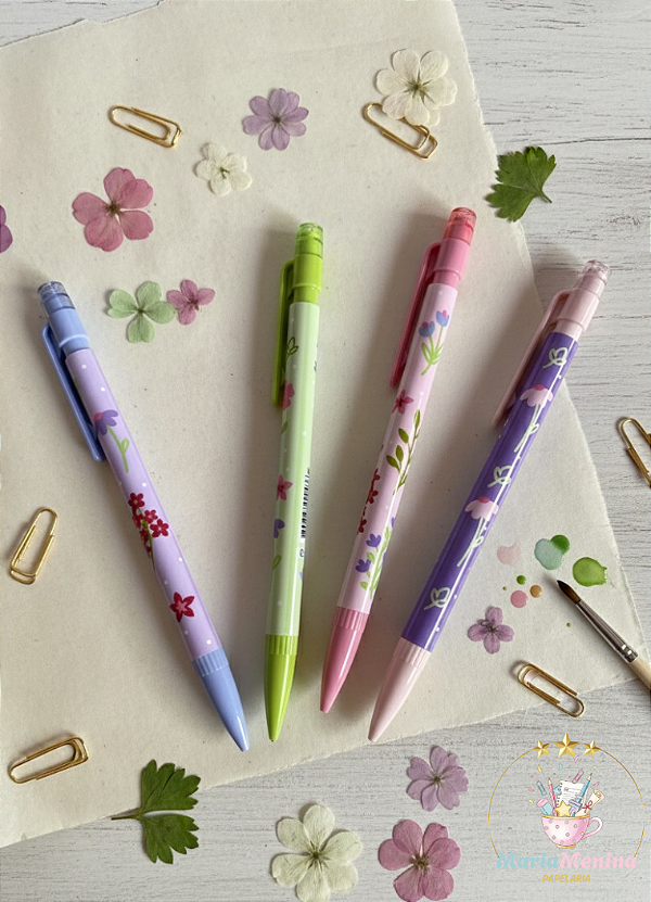 Lapiseira MB 0.7 mm Lilac By Sof Flores - MOLIN