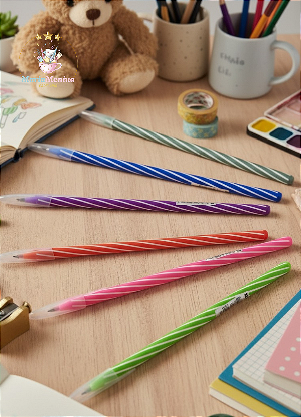 Caneta Esferográfica CIS Spiro 0.7mm - Unidade Sortida