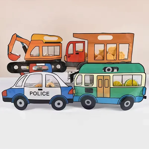 Embalagem Zip Lock Carrinhos Transporte 20x21cm - IMPORTADOS