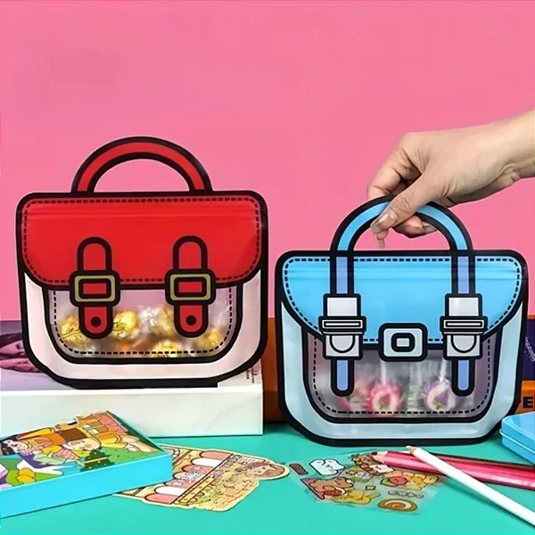 Embalagem Zip Lock Maleta 20x19cm