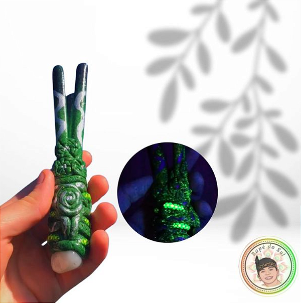 Kuripe Universo Verde com Sopro Duplo