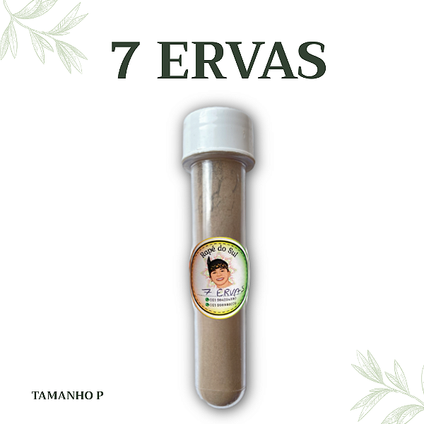 Tubete P de 7 Ervas