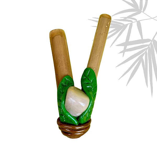 Kuripe floresta com pedra