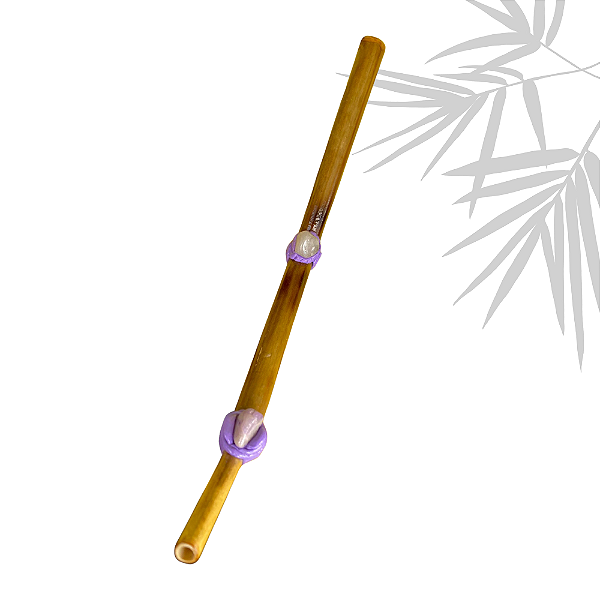 Tepi roxo com pedras