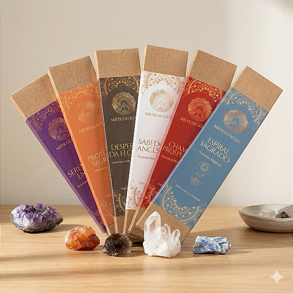 Coleção Despertar Sagrado - kit com 6 caixas de incenso