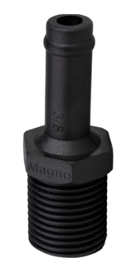 CONECTOR MAGNOJET - MANGUEIRA Ø ½” COM ROSCA EXTERNA 11/16”