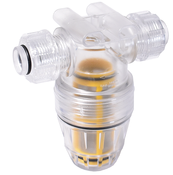 FILTRO DE LINHA TRANSPARENTE COPO LONGO ½″ (ROSCA 1″)