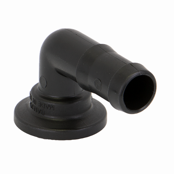 CONEXÃO 90° FLANGE 1'' PARA MANGUEIRA 3/4'' - BANJO