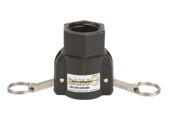 ENGATE RÁPIDO - ADAPTADOR FÊMEA 1" X ROSCA FÊMEA 1" - 100D POLIPROPILENO BANJO