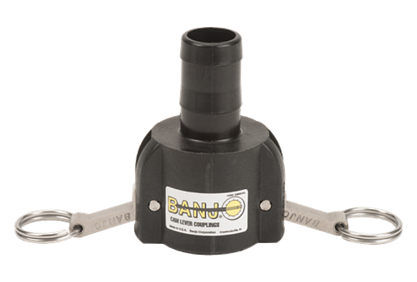 ENGATE RÁPIDO - ADAPTADOR FEMEA 1" X BICO MANG 1" - 100C POLIPROPILENO BANJO