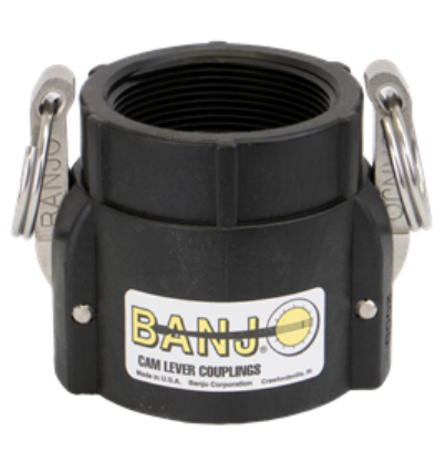 ENGATE RÁPIDO ADAPTADOR FÊMEA 2" X ROSCA FÊMEA 2" - 200D POLIPROPILENO BANJO