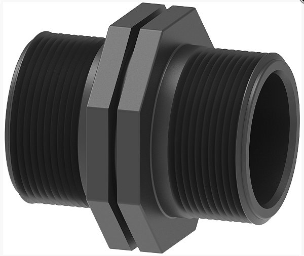 CONEXÃO COM ROSCA 2502040 G 1” NIPLE SIMÉTRICO ARAG