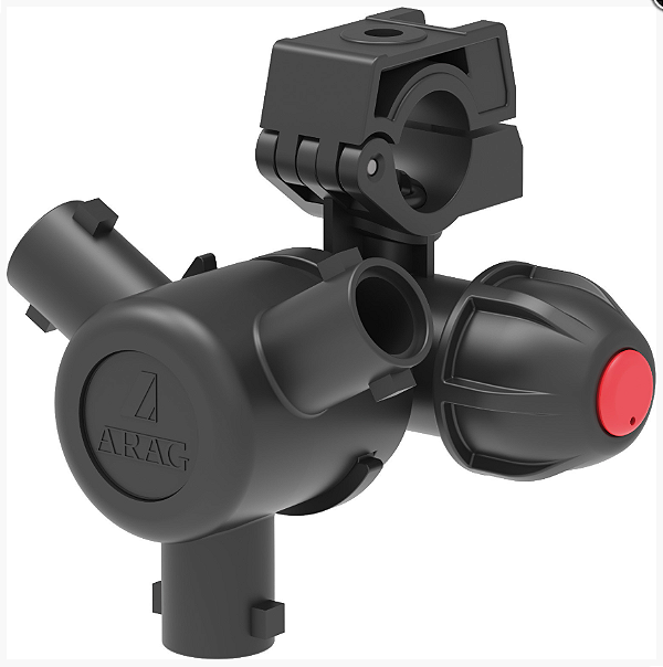 PORTA BICO COM ENGATE RÁPIDO 1" PADRÃO AMERICANO 3 SEÇÕES - VITON® 4064267V ARAG