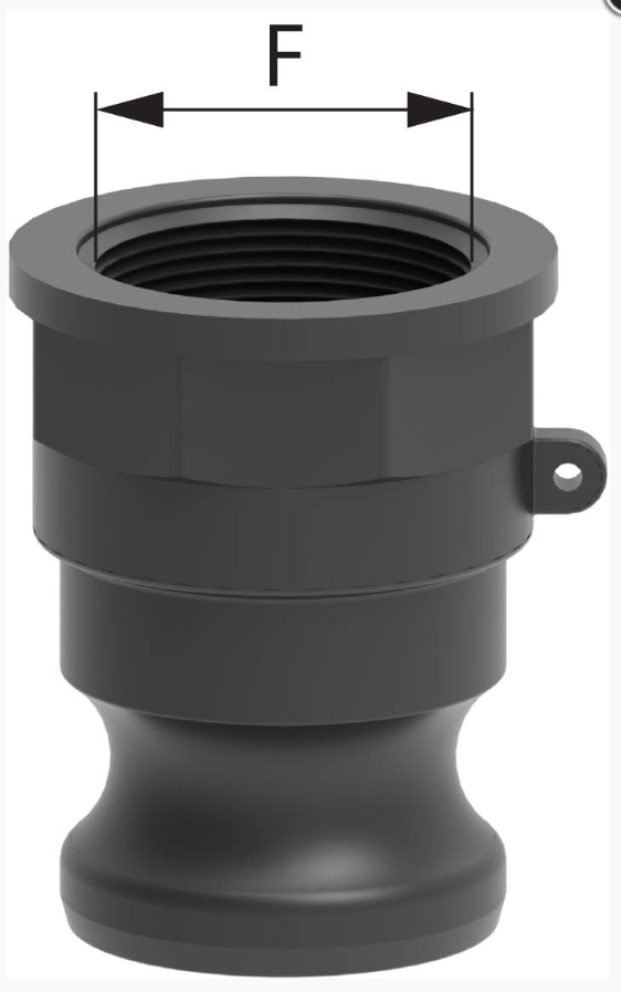 ACOPLAMENTO RÁPIDO CAMLOCK MACHO 2" COM ROSCA BSP G2" – 18107A ARAG