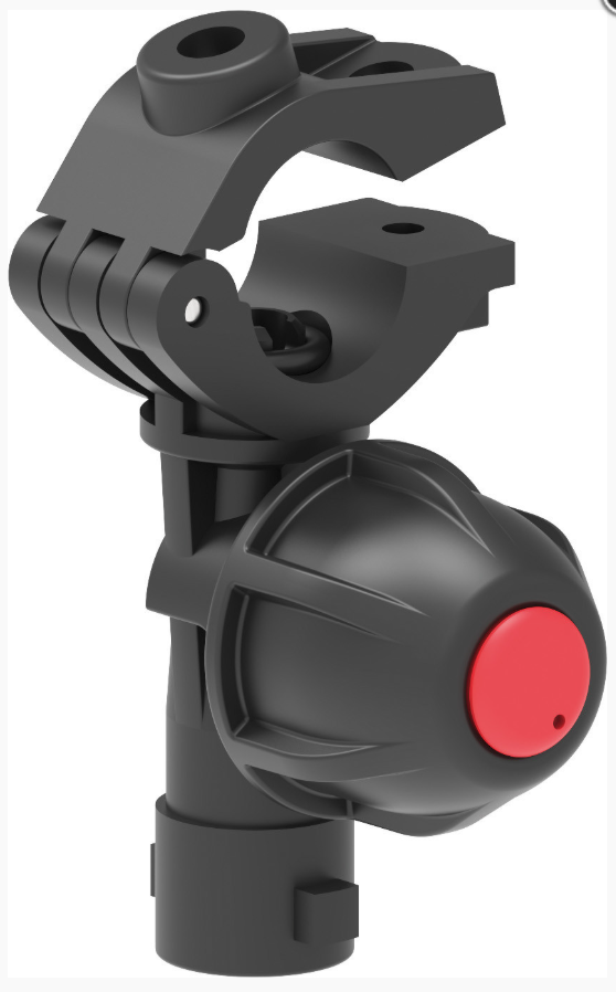 PORTA BICO TIPO ABRAÇADEIRA COM VÁLVULA ANTIGOTEJO E ENGATE RÁPIDO - 402745 ARAG