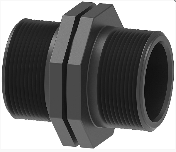 CONEXÃO COM ROSCA 2502021 G 1/2” NIPLE SIMÉTRICO ARAG