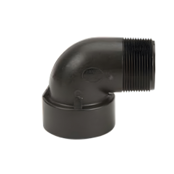 CONEXÃO 90° ROSCA MACHO 1 1/2'' X ROSCA FEMEA 1 1/2'' X PARA MANGUEIRA 2'' - BANJO