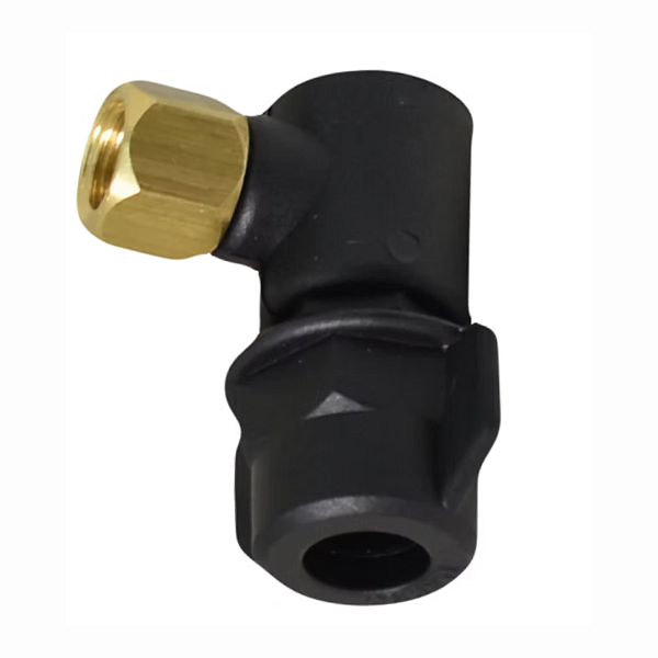 PORTA BICO PARA TURBO PULVERIZADOR COM ROSCA LATÃO FÊMEA 9/16'' E SAÍDA COM ROSCA MACHO 11/16'' - MAGNOJET