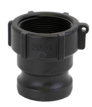 ENGATE RÁPIDO MACHO 2" X ACOPL. DE ALAVANCA DE CAMA PP COM ROSCA FÊMEA 2" - 200A BANJO