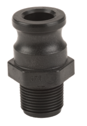 ENGATE RÁPIDO MACHO 3/4" X ACOP. DE ALAVANCA DE CAME PP ROSCA MACHO 3/4" - 075F BANJO