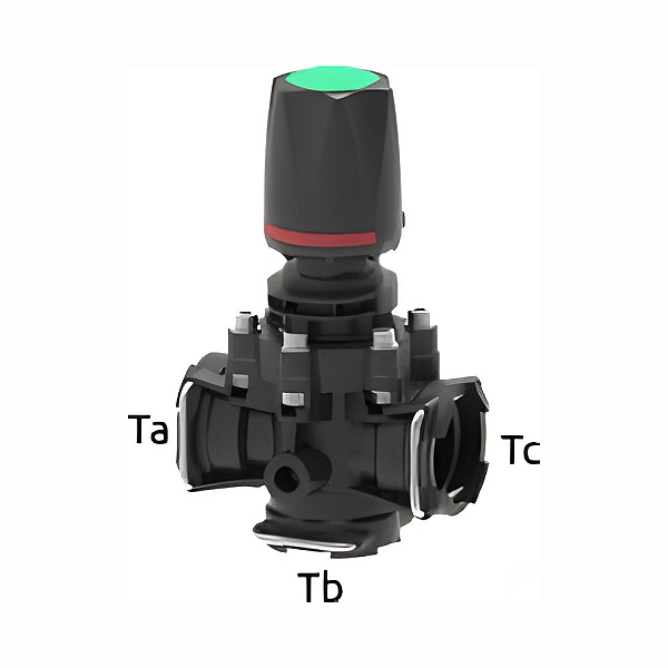 VÁLVULA MANUAL DE REGULAGEM DE PRESSÃO COM ENGATE 20 BAR / 200 L/M T5 F - ARAG