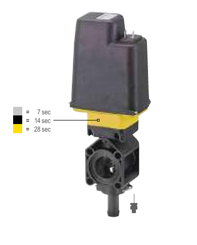 VÁLVULA ELÉTRICA DE REGULAGEM (19 mm / 100 L/MIN) - 8386010 GEOLINE