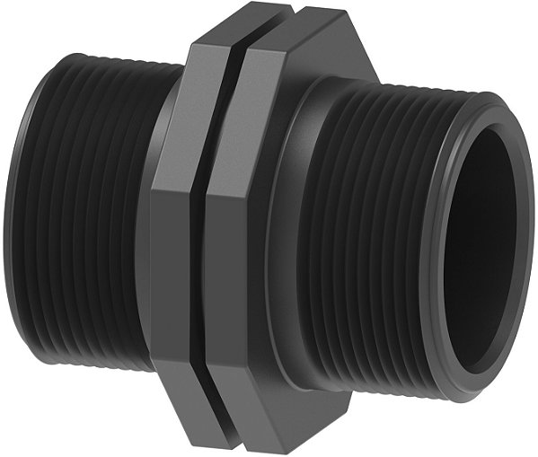 CONEXÃO COM ROSCA 2502060 G1 1/2” NIPLE SIMÉTRICO ARAG