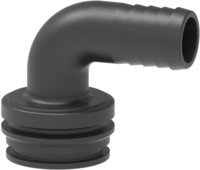 CONEXÃO CURVA PARA MANGUEIRA Ø25 MM COM ENGATE T5 (GARFO) – 1191525 ARAG