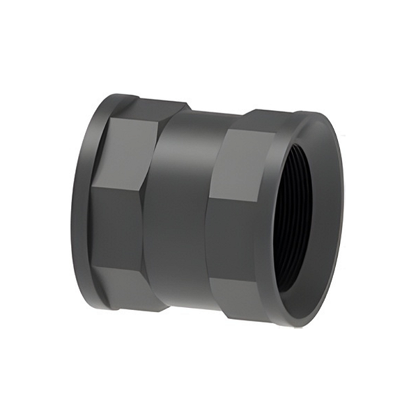 CONEXÃO TIPO LUVA FÊMEA–FÊMEA G3/4 - ARAG