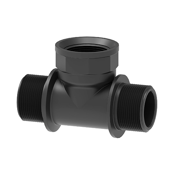 CONEXÃO TIPO T G1 MACHO x G1 MACHO x G1 FÊMEA - ARAG