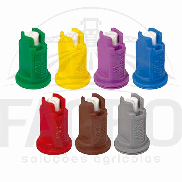 PONTA DE PULVERIZAÇÃO AIXR 110° DE JATO PLANO COM INDUÇÃO DE AR CERÂMICA (VK) - TEEJET