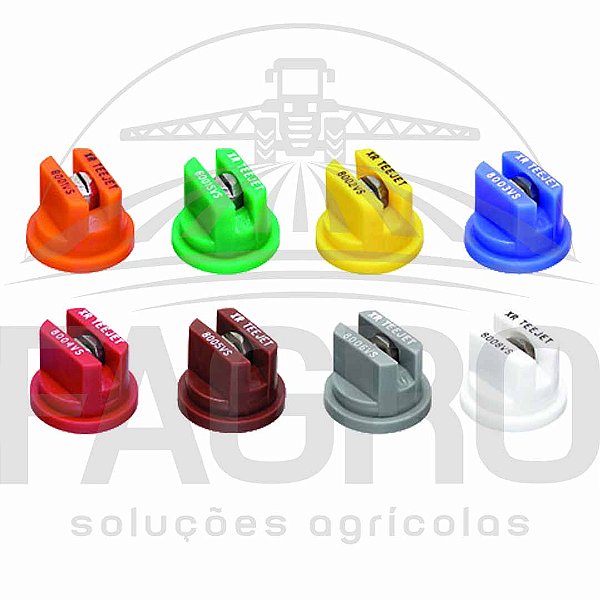 PONTA DE PULVERIZAÇÃO XR 80° DE JATO PLANO DE FAIXA AMPLIADA INOX (VS) - TEEJET
