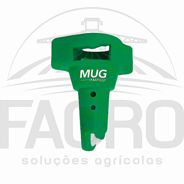 PONTA DE PULVERIZAÇÃO MUG 110° JATO PLANO COM INDUÇÃO DE AR FASTCAP CERÂMICA - MAGNOJET