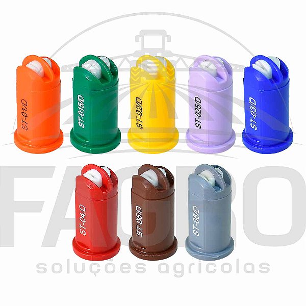 PONTA DE PULVERIZAÇÃO ST/D 130° SUPER TURBO JATO PLANO DUPLO CERÂMICA - MAGNOJET