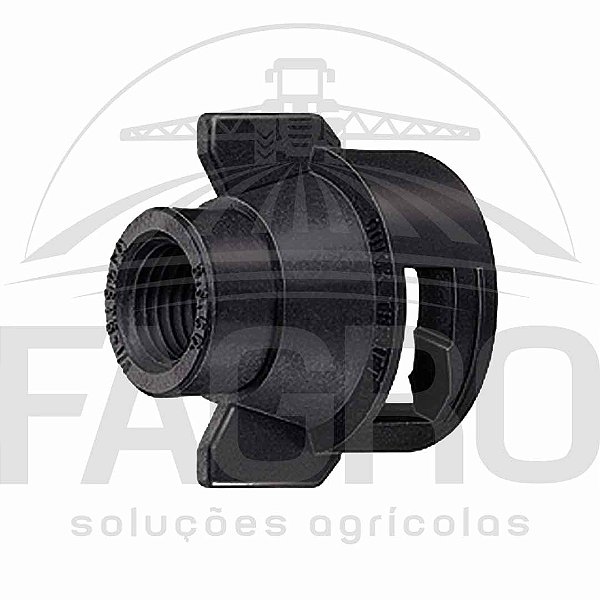 CAPA DE ENGATE RÁPIDO QUICK TEEJET 90° QJ4676-90-1/4-NYR COM SAÍDA ROSCA FÊMEA DE ¼" NPT - TEEJET