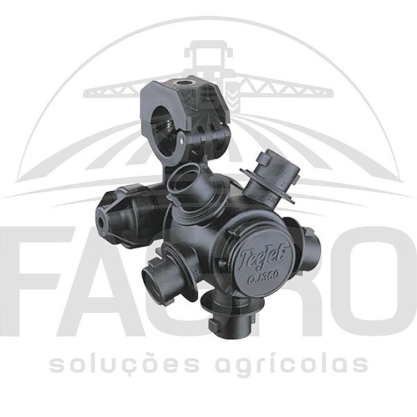 CORPO DE BICO MÚLTIPLO QUICK TEEJET QJ360C PARA BARRA ÚMIDA QJ365C-NYB - TEEJET