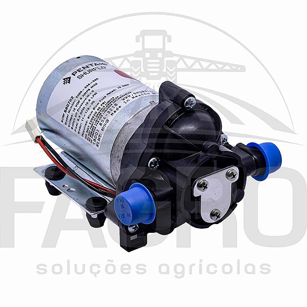 BOMBA ELÉTRICA DE DIAFRAGMA 12V 12 LPM 60 PSI - SHURFLO