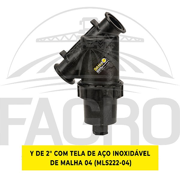 FILTRO PRINCIPAL EM Y FLANGEADO DE 2" COM TELA DE AÇO INOXIDÁVEL MLS222 - BANJO
