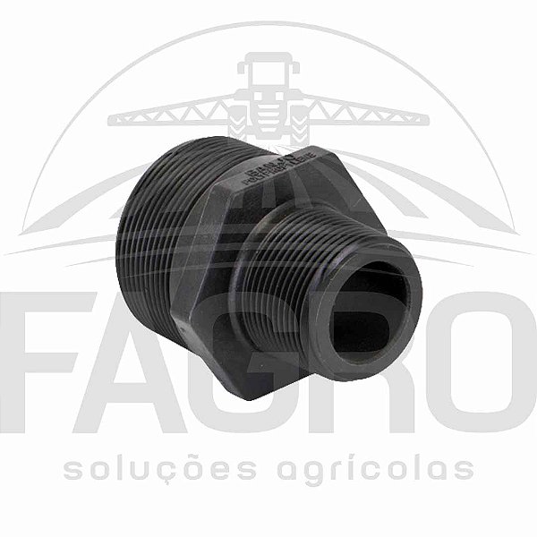 (ITEM PROMOCIONAL) NIPLE REDUÇÃO ROSCA MACHO 2 X ROSCA FÊMEA 1 1/4 PP - BANJO