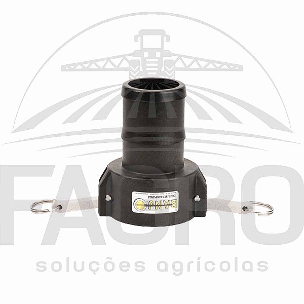 (ITEM PROMOCIONAL) ENGATE RÁPIDO ADAPTADOR FÊMEA 3” X BICO PARA MANGUEIRA 3”, PP - BANJO