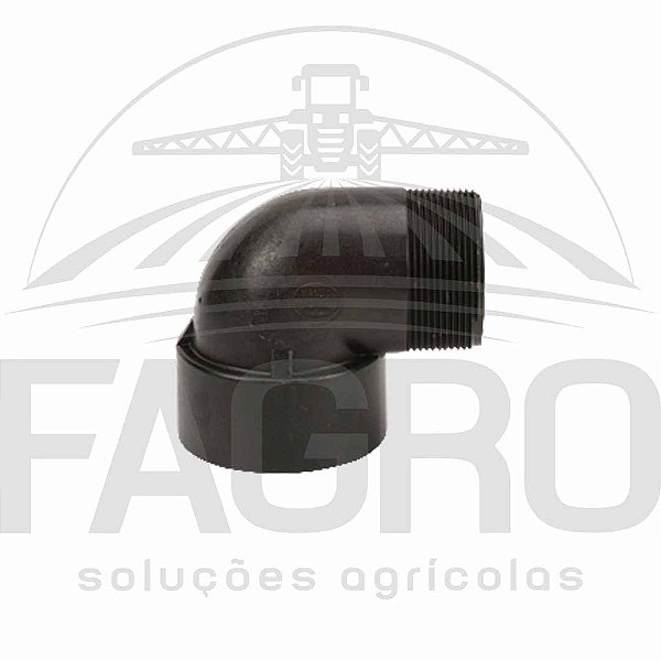 (ITEM PROMOCIONAL) JOELHO 90° ROSCA MACHO 2” X ROSCA FÊMEA 2”, PP - BANJO